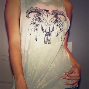 Fifth sun, steer skull shirt